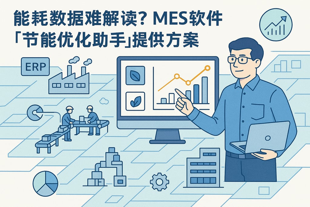 能耗数据难解读？MES 软件「节能优化助手」提供方案